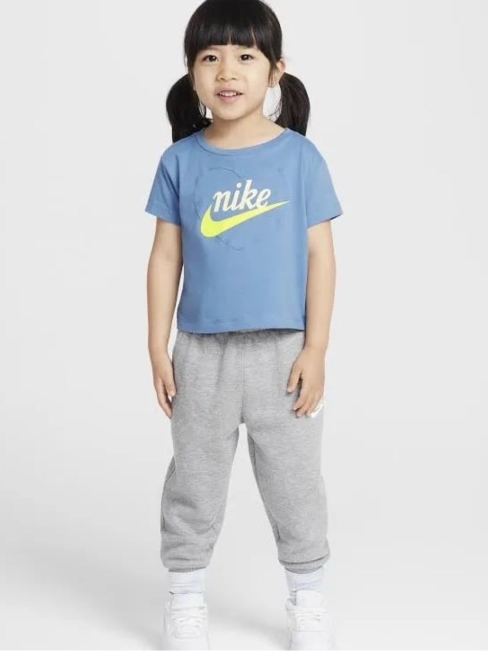 NWT Girls Nike Aegean Storm Toddlers New Impressions Heart T-Shirt, Size 2T - Picture 6 of 7